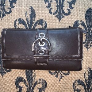 Dark Brown Coach Wallet